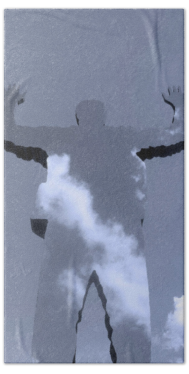 Art Bath Towel featuring the photograph Invisible ... by Juergen Weiss
