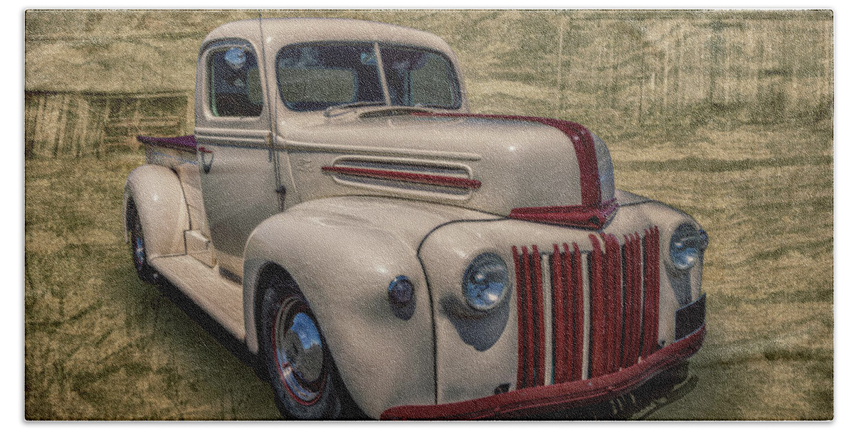 Pickup Bath Towel featuring the photograph JB Pickup by Keith Hawley