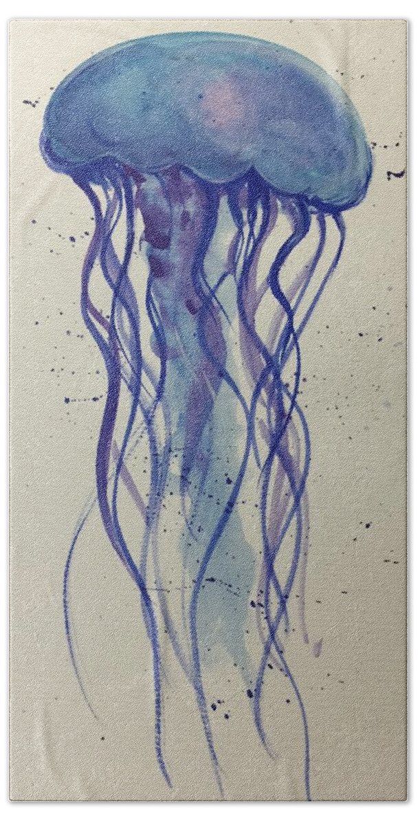 Jellyfish Bath Towel featuring the photograph Jellyfish by Cherie G