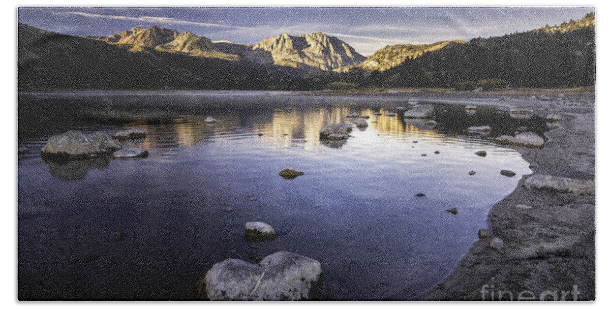 California Hand Towel featuring the photograph June Lake Sunrise by Timothy Hacker