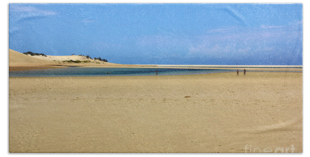 Vilanculos Bath Towel featuring the photograph Just Beach and More Beach by Jeremy Hayden