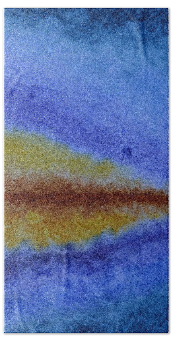 Just Color Bath Towel featuring the painting Just Color by Warren Thompson