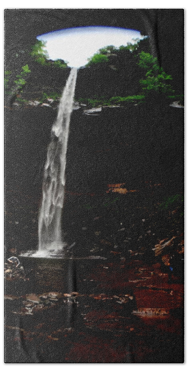 #waterfalls Bath Towel featuring the photograph Kaaterskill Falls by Cornelia DeDona