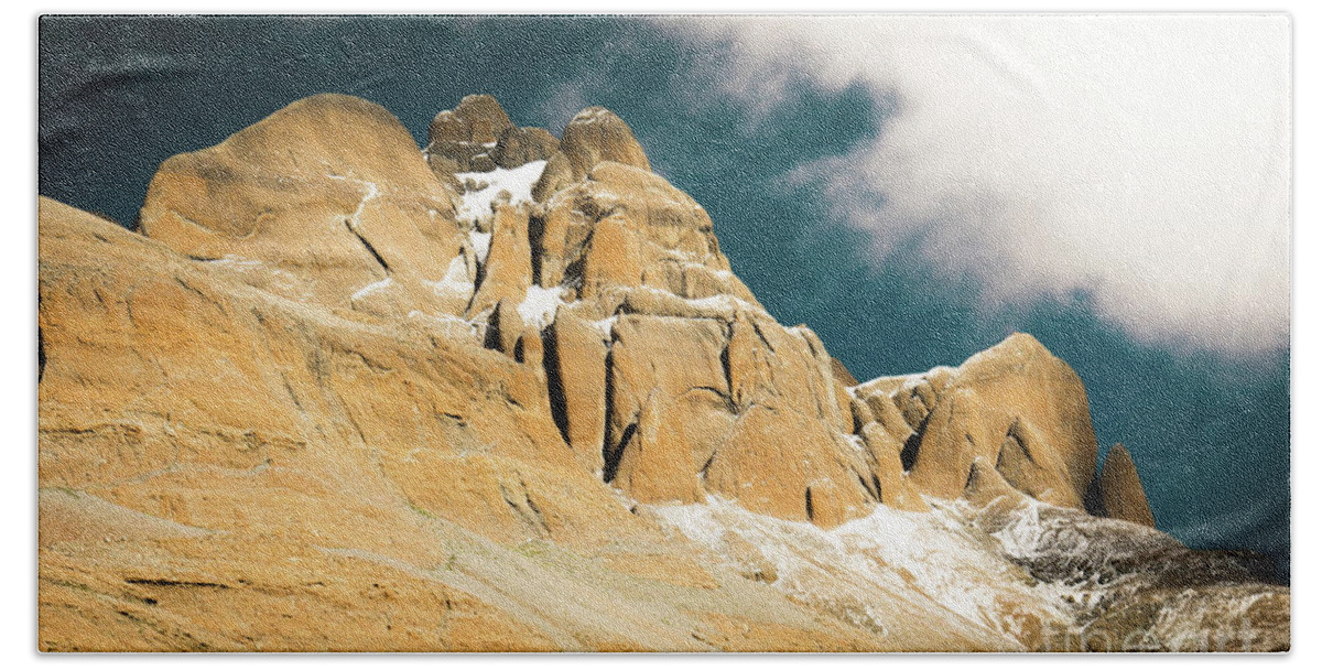 Tibet Hand Towel featuring the photograph Kailas kora Himalayas Mountain Tibet Yantra.lv by Raimond Klavins