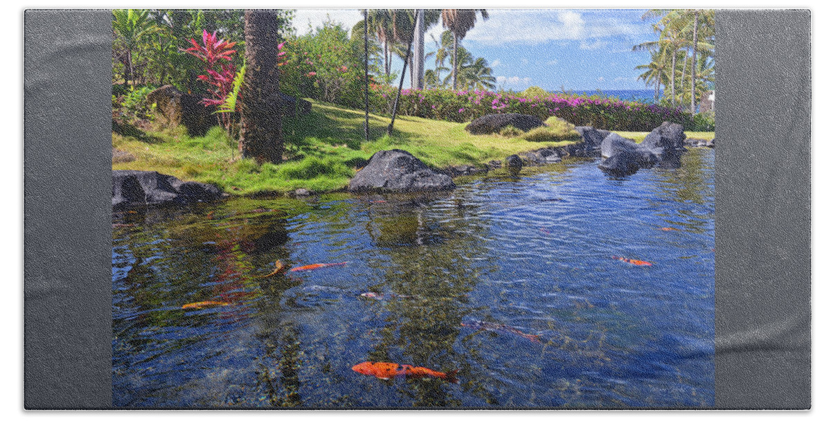 Kauai Bath Towel featuring the photograph Kauai Serenity by Marie Hicks