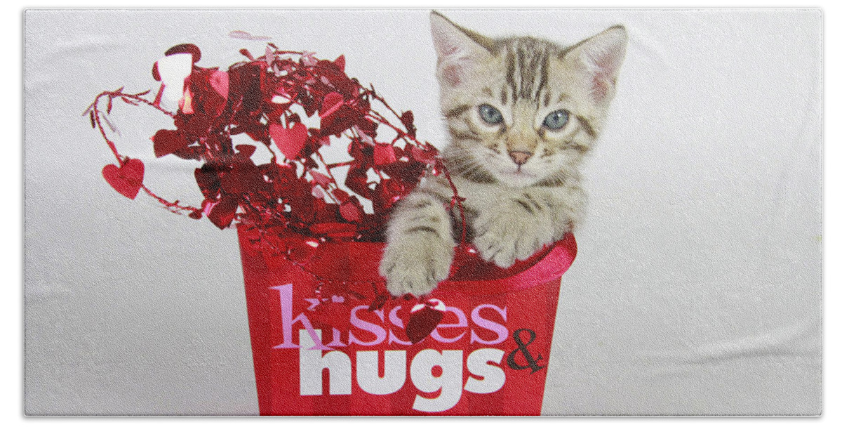 Bengal Bath Towel featuring the photograph Kisses and Hugs by Shoal Hollingsworth