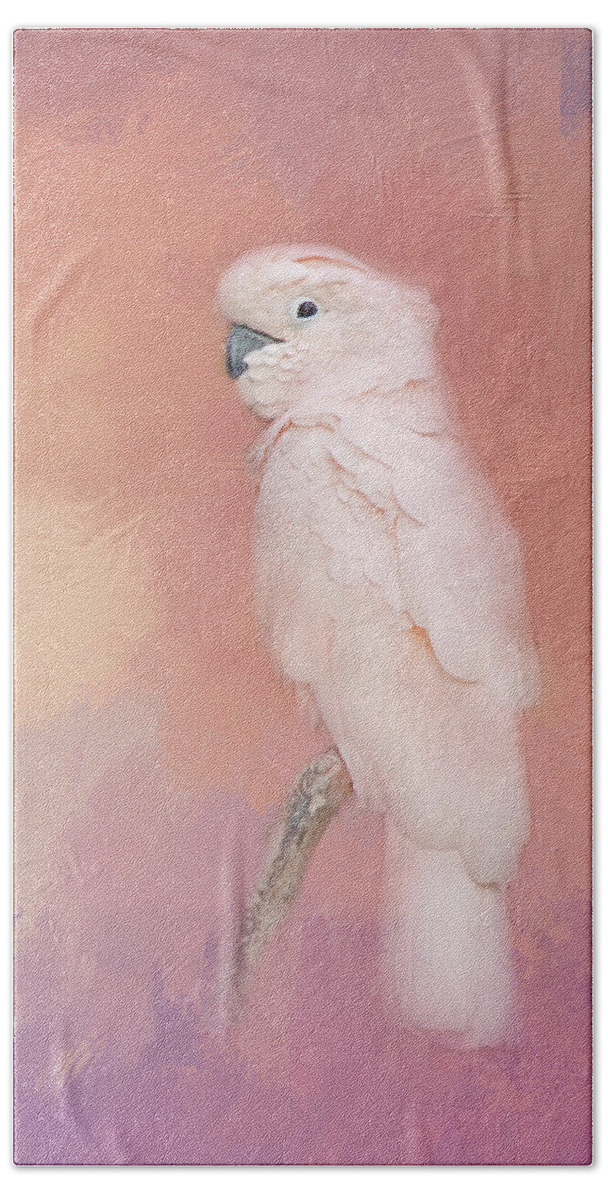 Bird Bath Towel featuring the photograph Kramer The Moluccan Cockatoo by Theresa Tahara