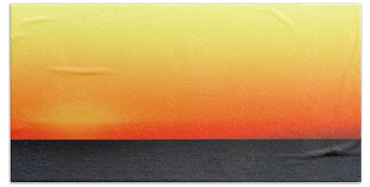 Lake Michigan Hand Towel featuring the photograph Lake Michigan Sunrise by Zawhaus Photography