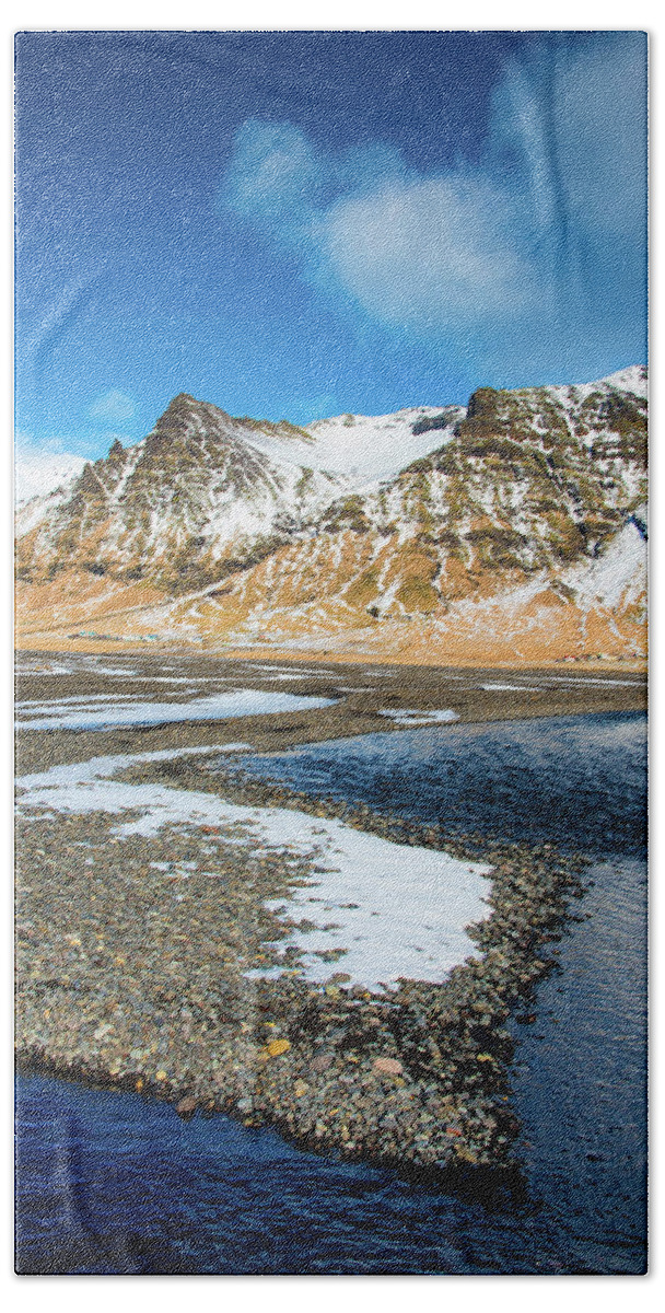 Iceland Bath Towel featuring the photograph Landscape Sudurland South Iceland by Matthias Hauser