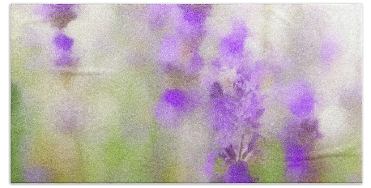 Lavender Bath Towel featuring the photograph Lavender Fields Forever by Andrea Kollo