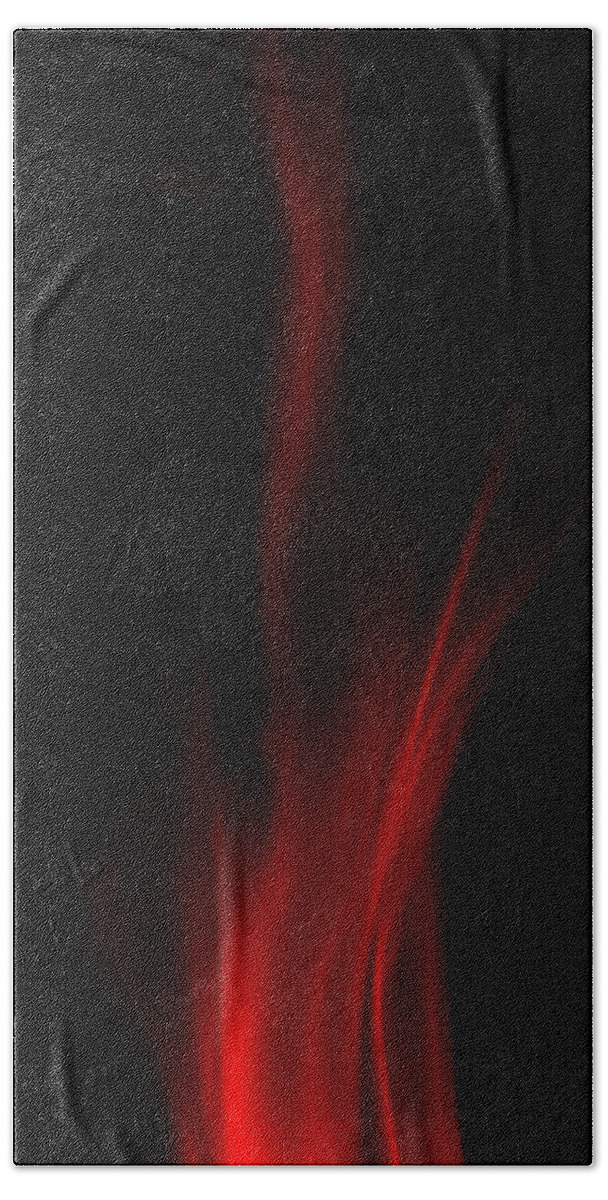 Flame Bath Towel featuring the photograph Leaping flames by Christopher Rowlands