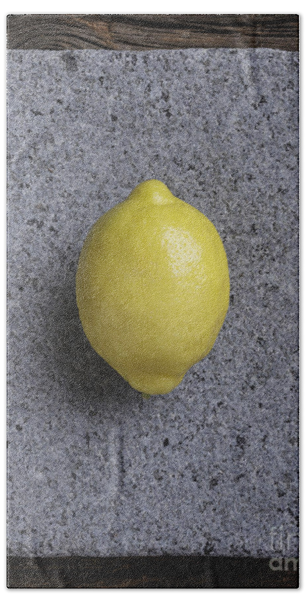 Lemon Hand Towel featuring the photograph Lemon Still Life by Edward Fielding