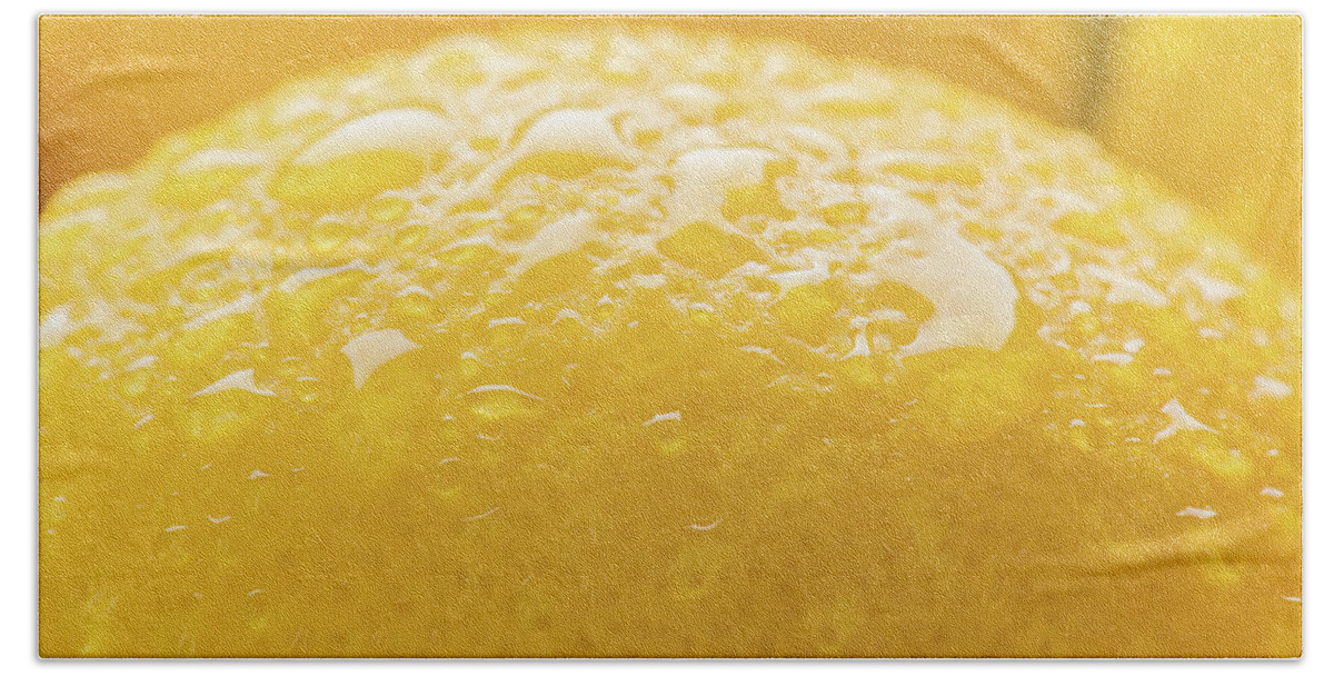 Lemon Hand Towel featuring the photograph Lemon Zest Number 2 by Steve Gadomski