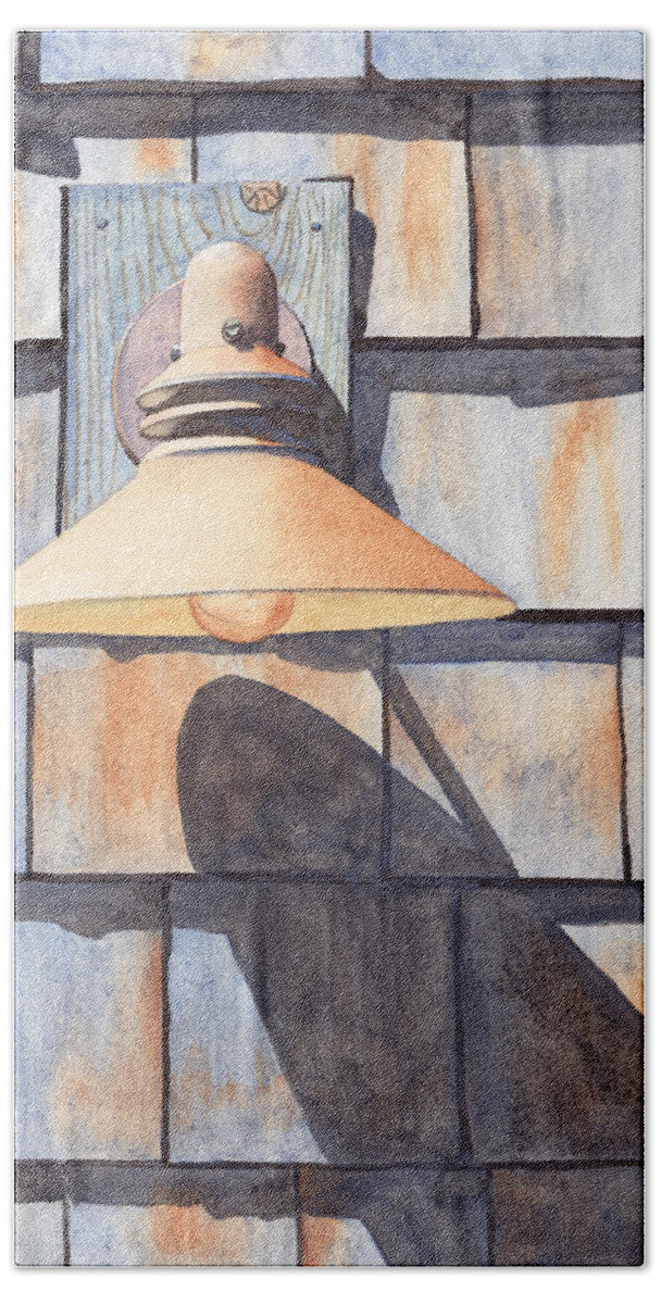 Light Hand Towel featuring the painting Light by Ken Powers
