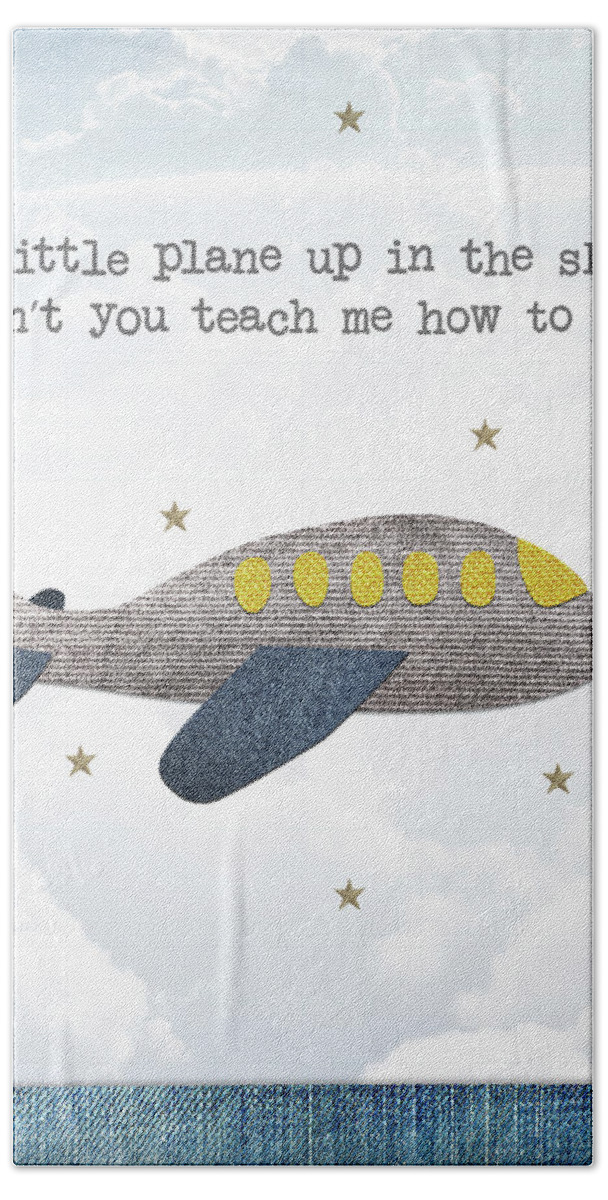 Plane Hand Towel featuring the photograph Little Plane by Samuel Whitton