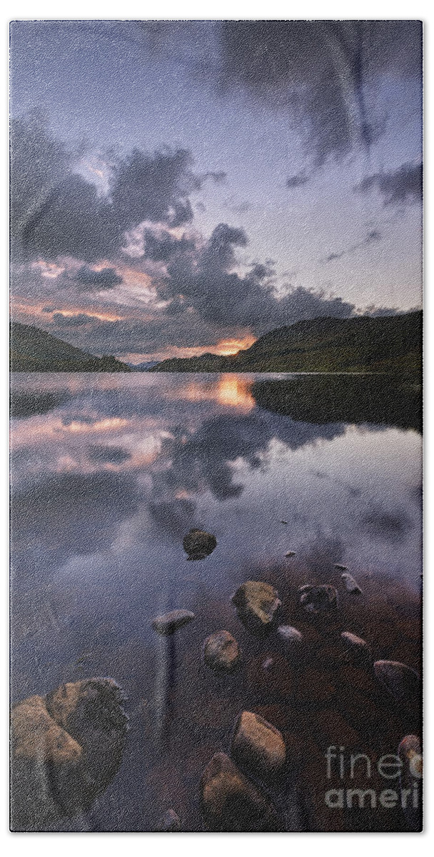 Scotland Bath Towel featuring the photograph Loch Lubhair by Rod McLean