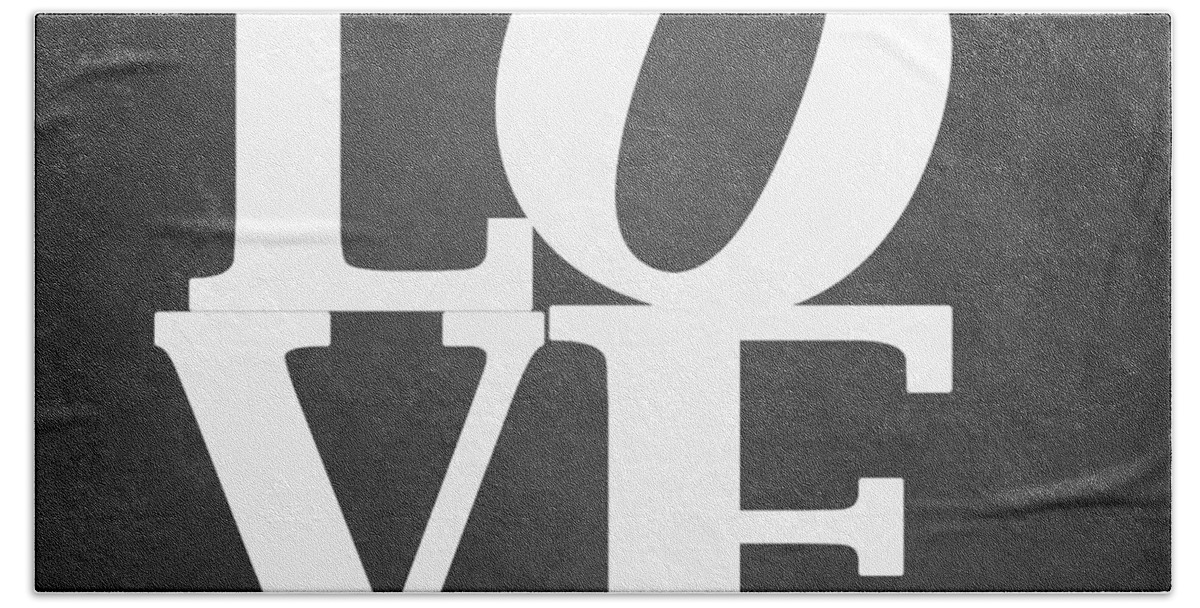 Love Bath Towel featuring the digital art Love Famous Landmark by Patricia Lintner