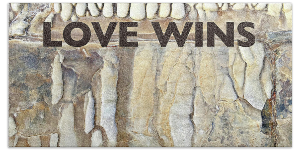 Love Hand Towel featuring the digital art Love Wins by Kevyn Bashore