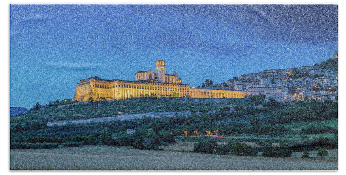 Abbey Bath Towel featuring the photograph Magical Assisi by JR Photography