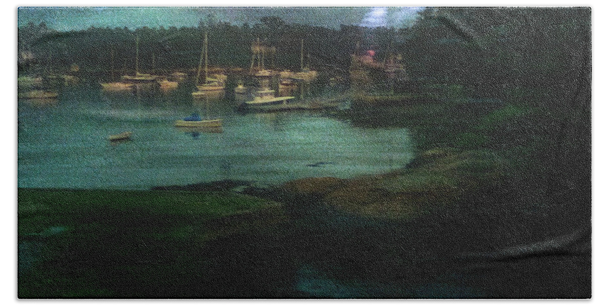 Landscape Hand Towel featuring the photograph Manchester by the Sea, Summer 2015 by Michael Manning