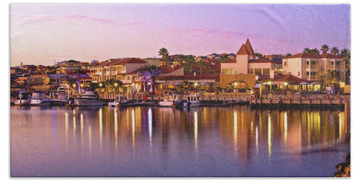 Perth Bath Towel featuring the photograph Marina Sunset, Mindarie by Dave Catley