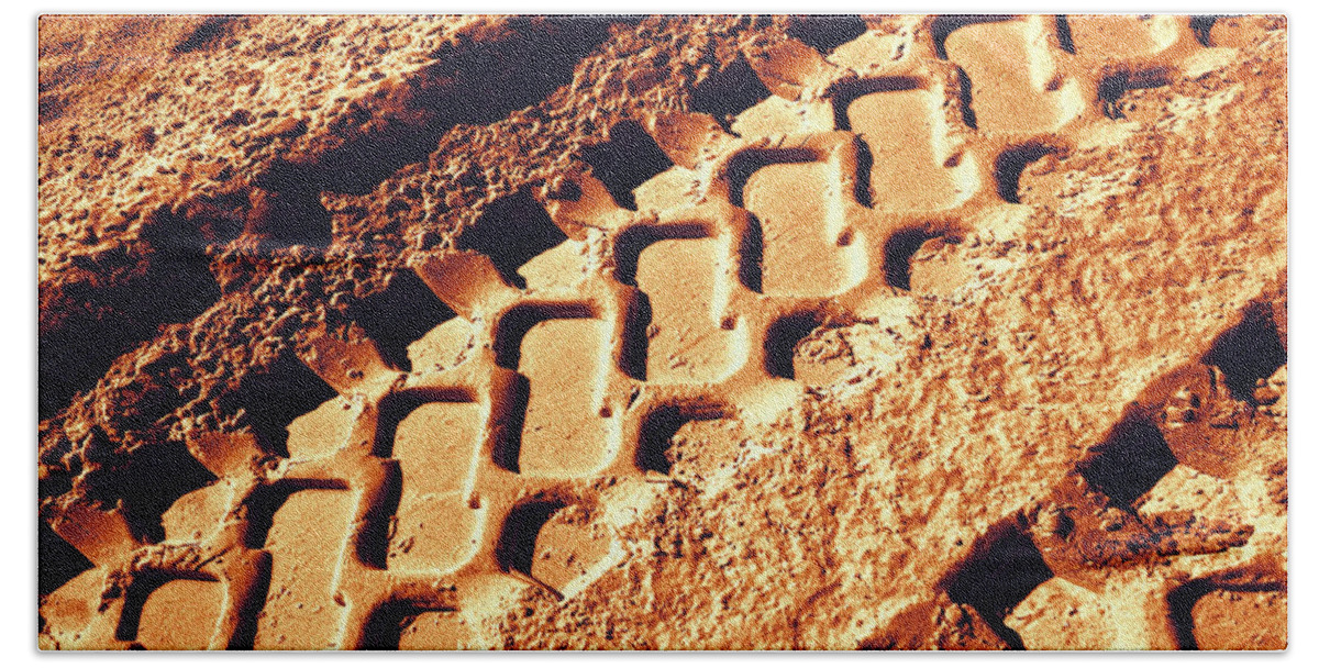 Mars Walk Bath Towel featuring the photograph Mars Walk by Wayne Sherriff