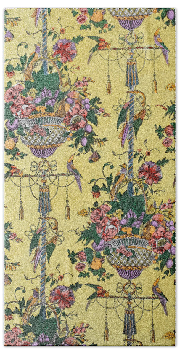 Decorative Arts Bath Towel featuring the painting Melbury Hall by Harry Wearne