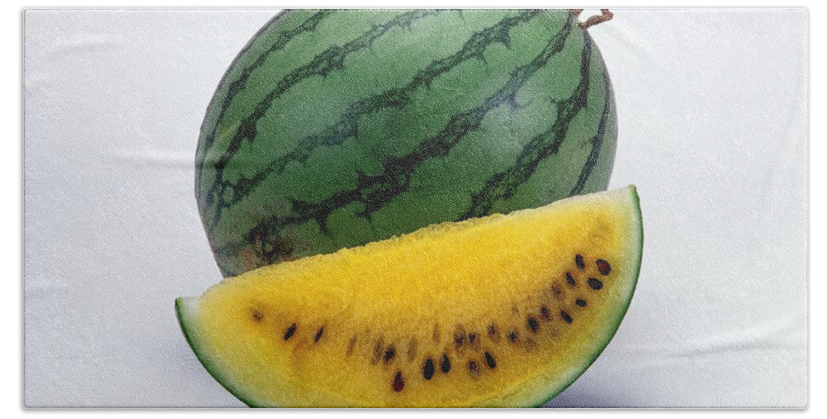 Melon Bath Towel featuring the photograph Melon by Jackie Russo