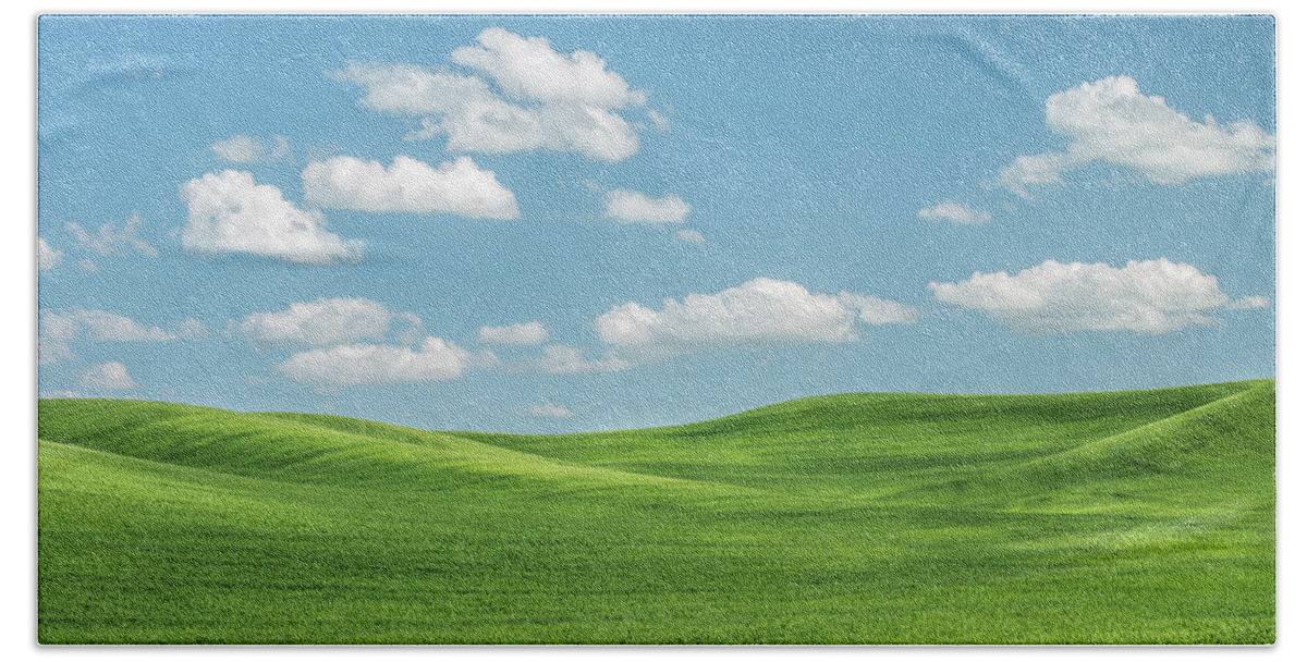 Agriculture Bath Towel featuring the photograph Similar to desktop wallpaper on Windows computers. by Usha Peddamatham