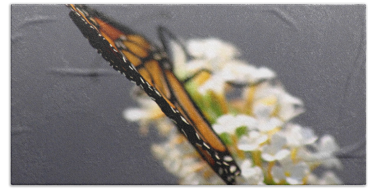 Monarch Bath Towel featuring the photograph Monarch by Juergen Roth