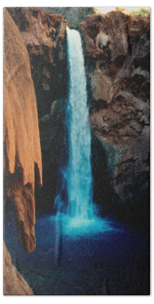  Bath Towel featuring the photograph Mooney Falls by Heather Kirk