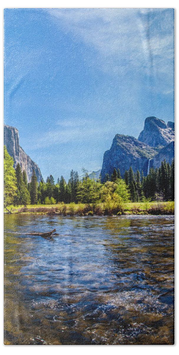 Yosemite National Park Hand Towel featuring the photograph Morning Inspirations 2 of 3 by Az Jackson