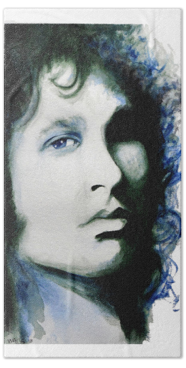 Doors Hand Towel featuring the painting Morrison by William Walts