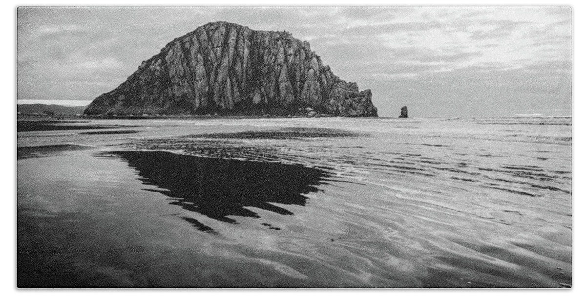 California Bath Towel featuring the photograph Morro Rock II by Margaret Pitcher