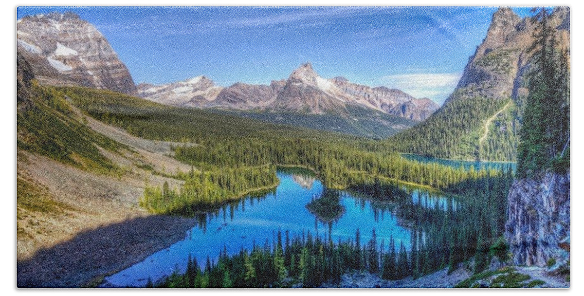 Mountain Bath Towel featuring the photograph Mountain by Jackie Russo