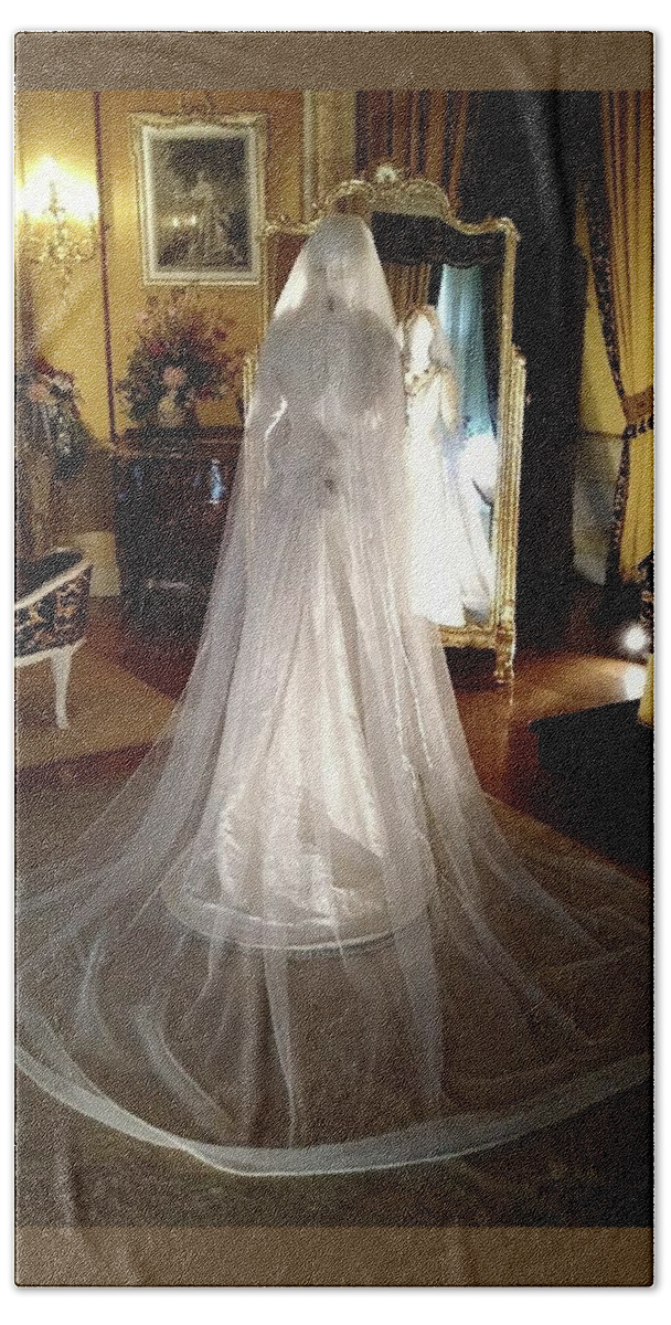 Wedding Hand Towel featuring the photograph My Wedding Gown by Gary Smith