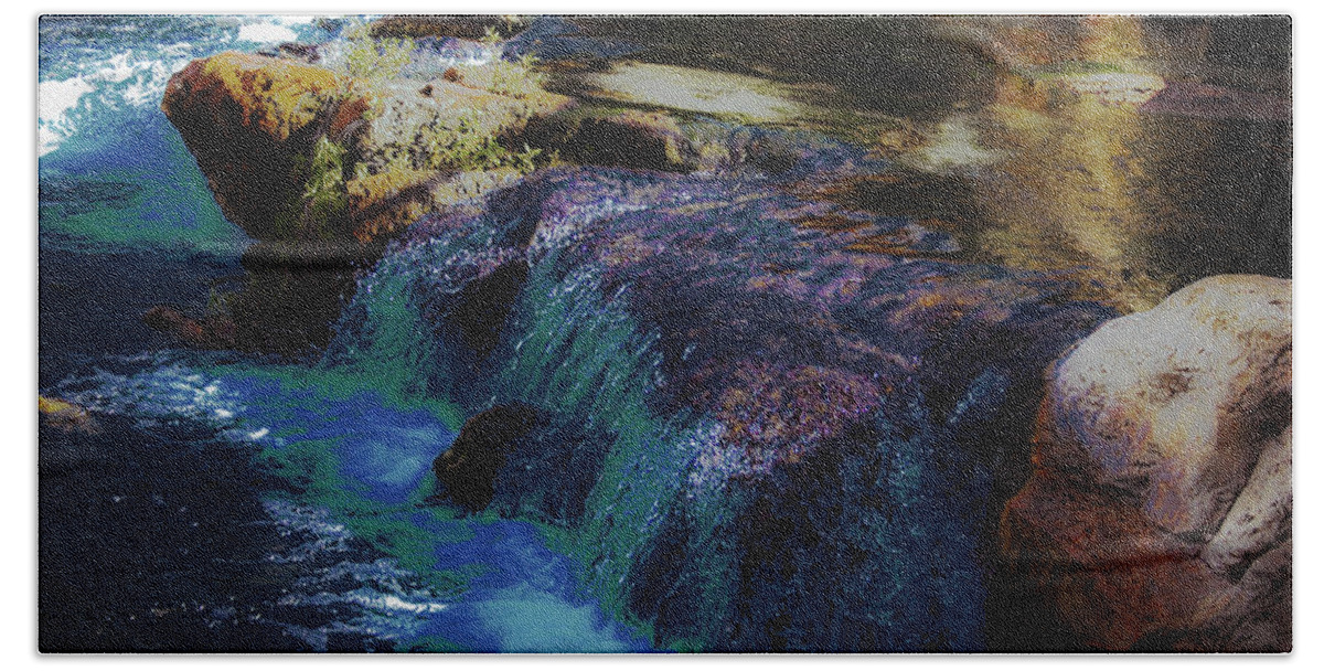 Springs Hand Towel featuring the photograph Mystical Springs by DigiArt Diaries by Vicky B Fuller