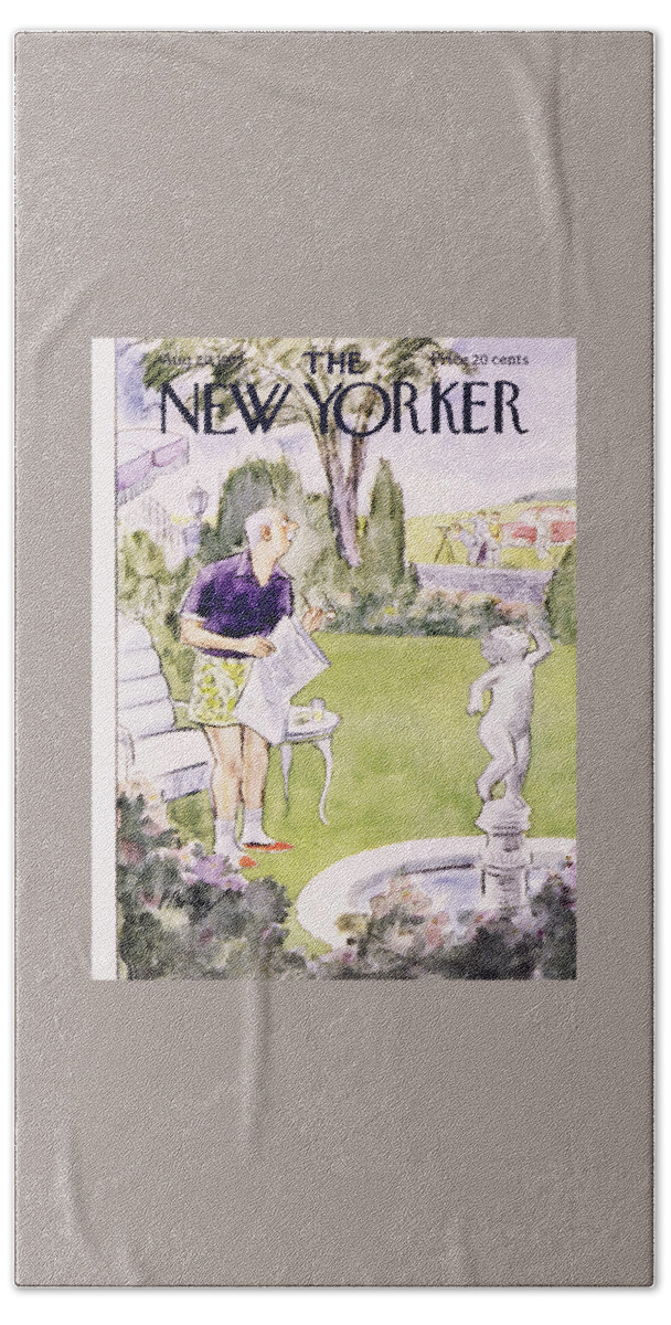 New Yorker August 20 1955 Bath Sheet