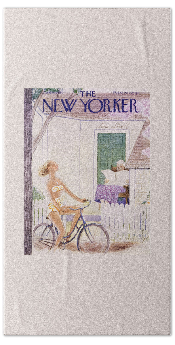 New Yorker August 6 1955 Bath Sheet
