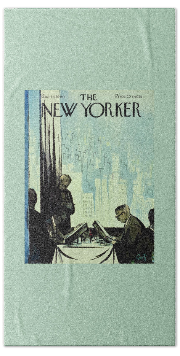 New Yorker January 16 1960 Bath Sheet