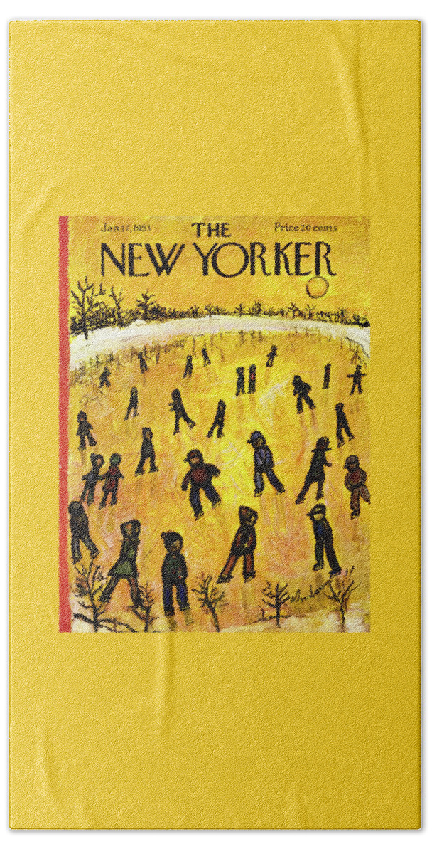 New Yorker January 17 1953 Bath Sheet