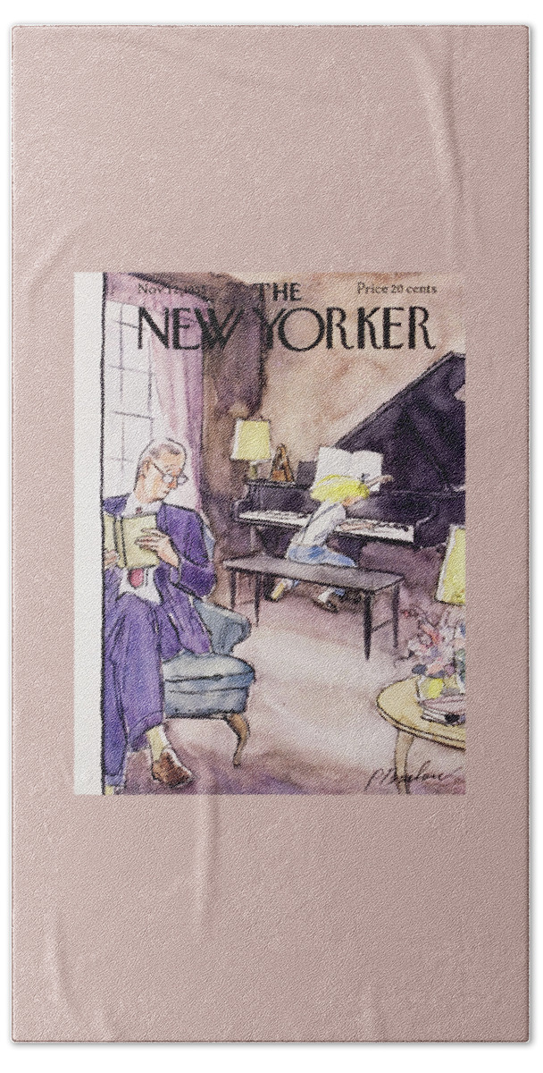 New Yorker November 12 1955 Bath Sheet