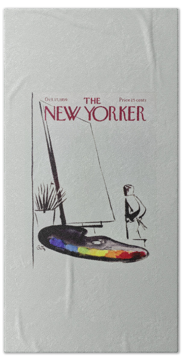 New Yorker October 17 1959 Bath Sheet