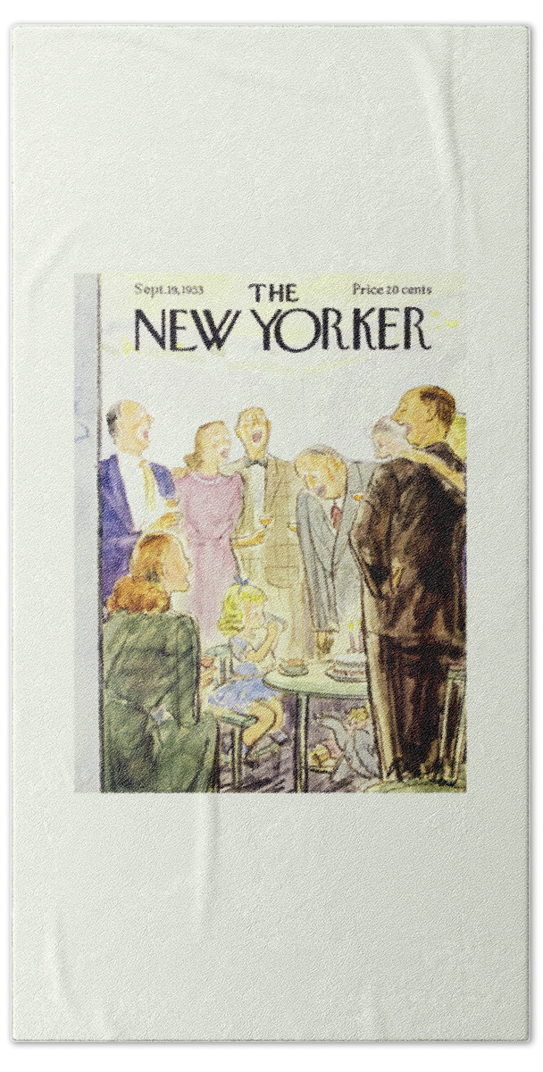 New Yorker September 19 1953 Bath Sheet