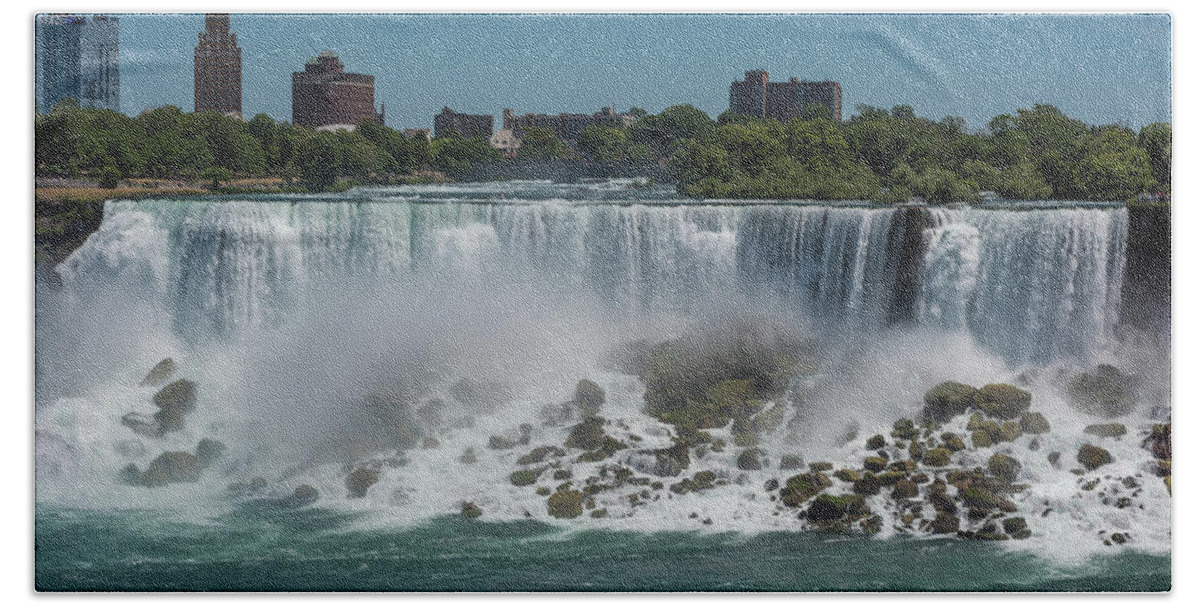 Canada Bath Towel featuring the photograph Niagara Falls, New York by Brenda Jacobs