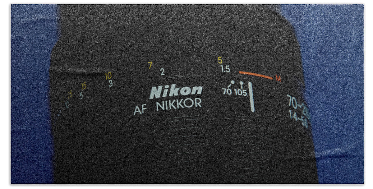 Nikon Bath Towel featuring the photograph Nikon 70- 210 Mm by Ee Photography