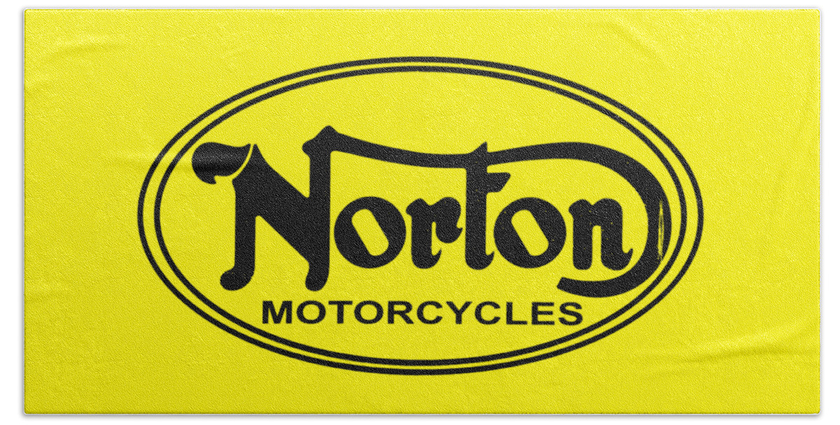 Norton Motorcycle Hand Towel featuring the photograph Norton Motorcycles by Mark Rogan
