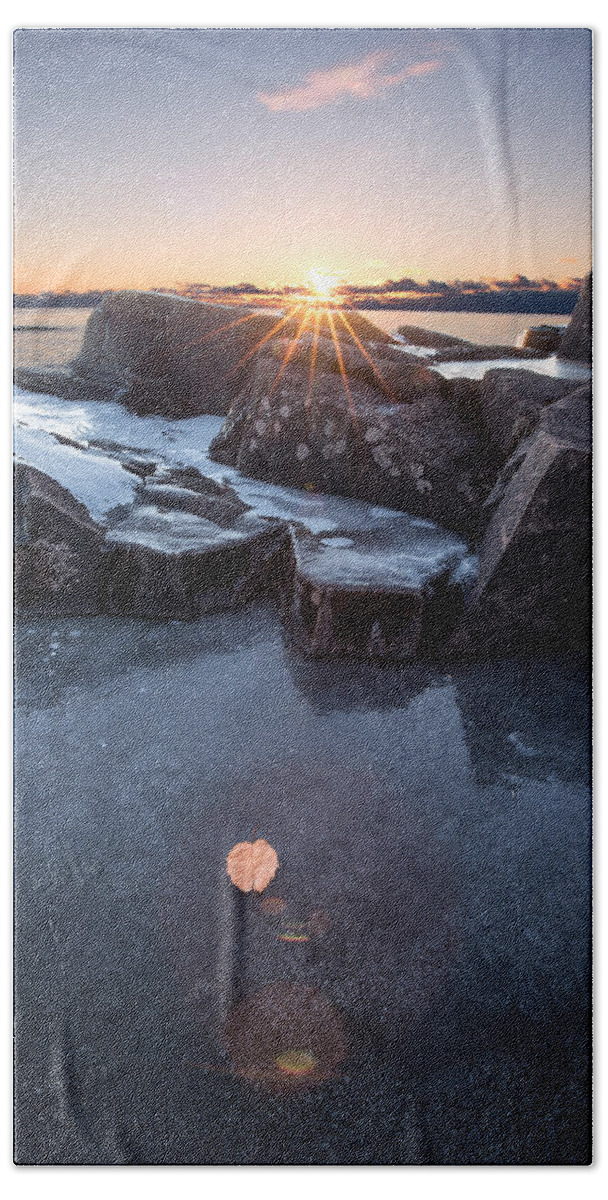 Canada Bath Towel featuring the photograph November Sunrise at Artist Point, Grand Marais by Jakub Sisak