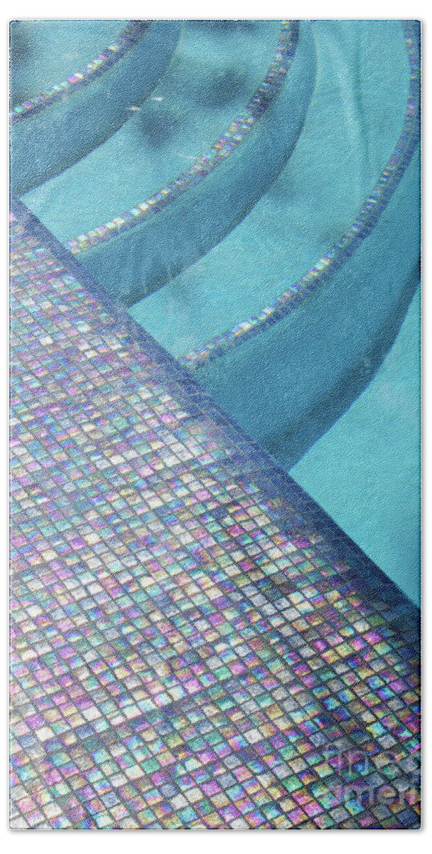 Pool Bath Towel featuring the photograph Opalescent by Becqi Sherman