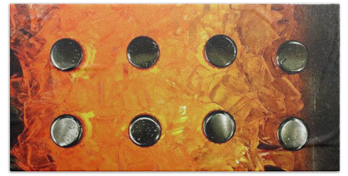 Seatac Bath Towel featuring the photograph Orange Pop! #orange #pop #sodapop by Ginger Oppenheimer